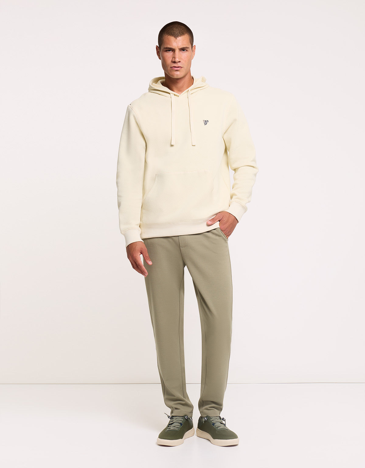 Sudadera Con Capucha Blanco - Manly 7
