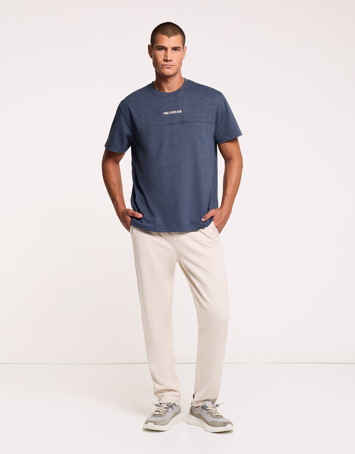 Camiseta Manga Corta Azul Marino - Bondi 6