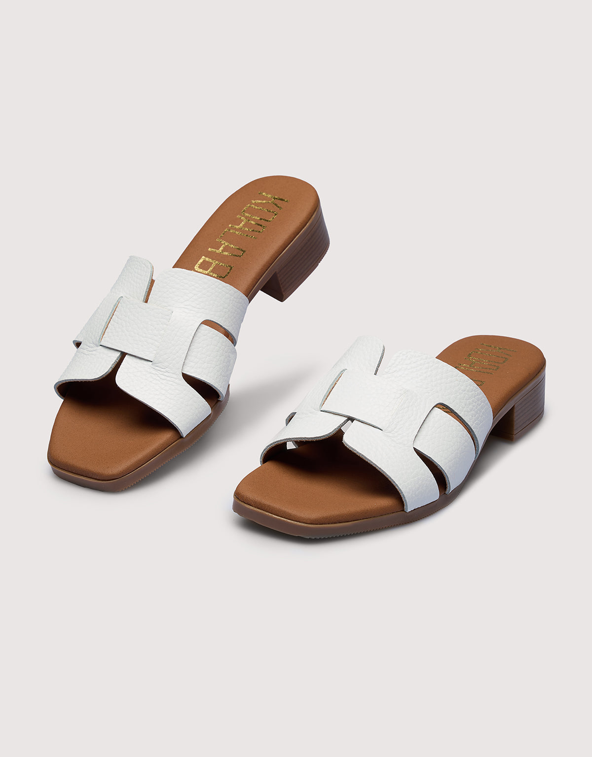 White Heel Sandal - Mojacar