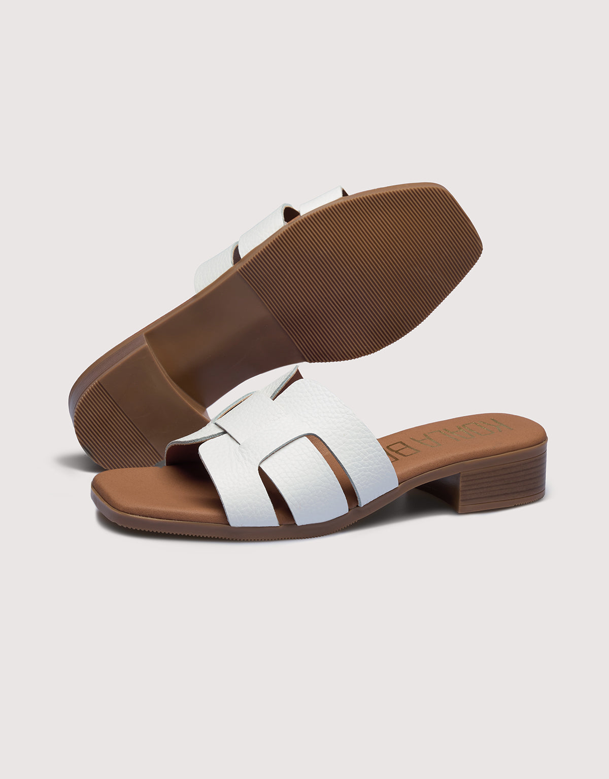 White Heel Sandal - Mojacar