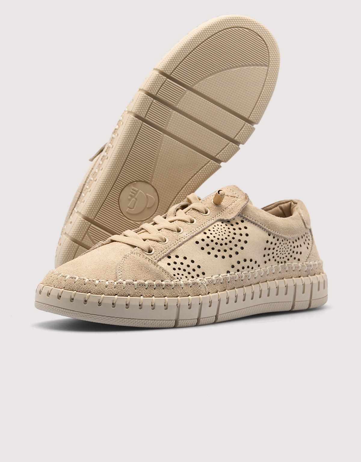 Beige Trainer - Talia