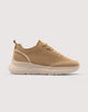 Beige Suede Sneakers - Morella