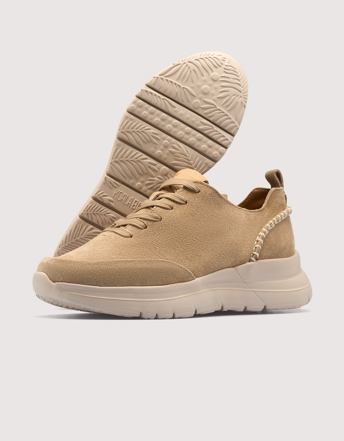 Beige Suede Sneakers - Morella