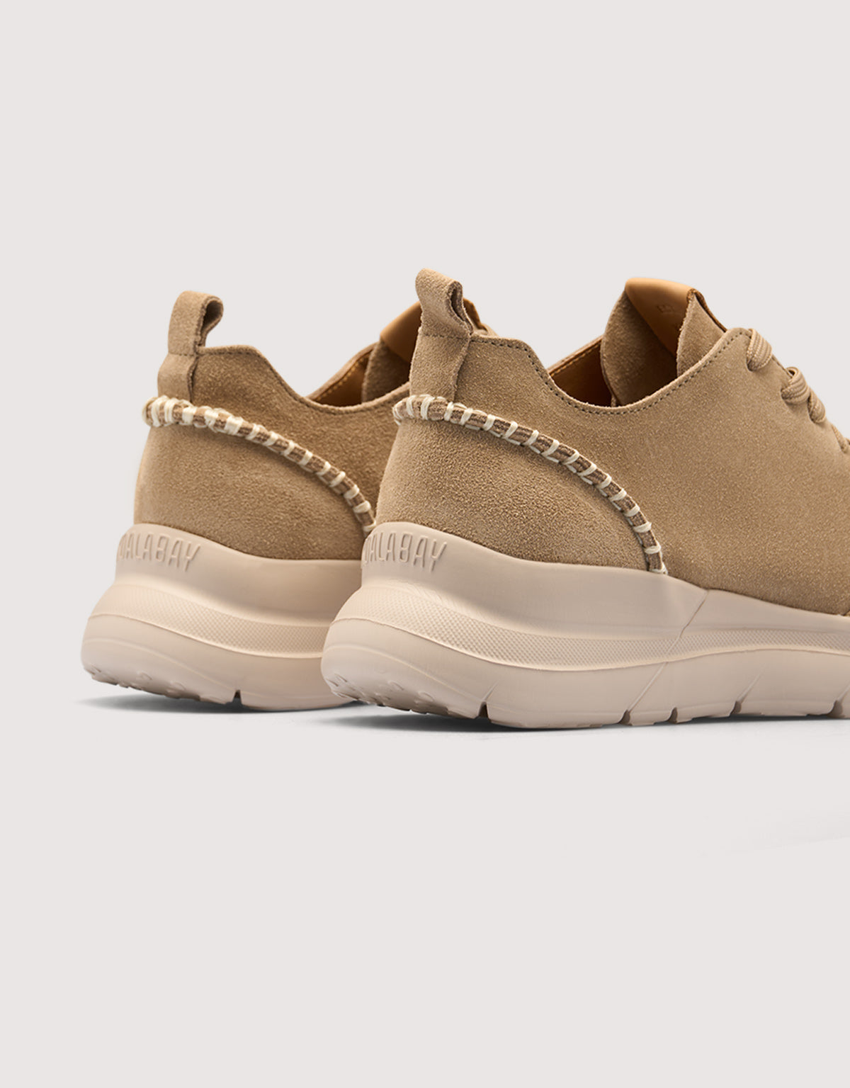 Beige Suede Sneakers - Morella