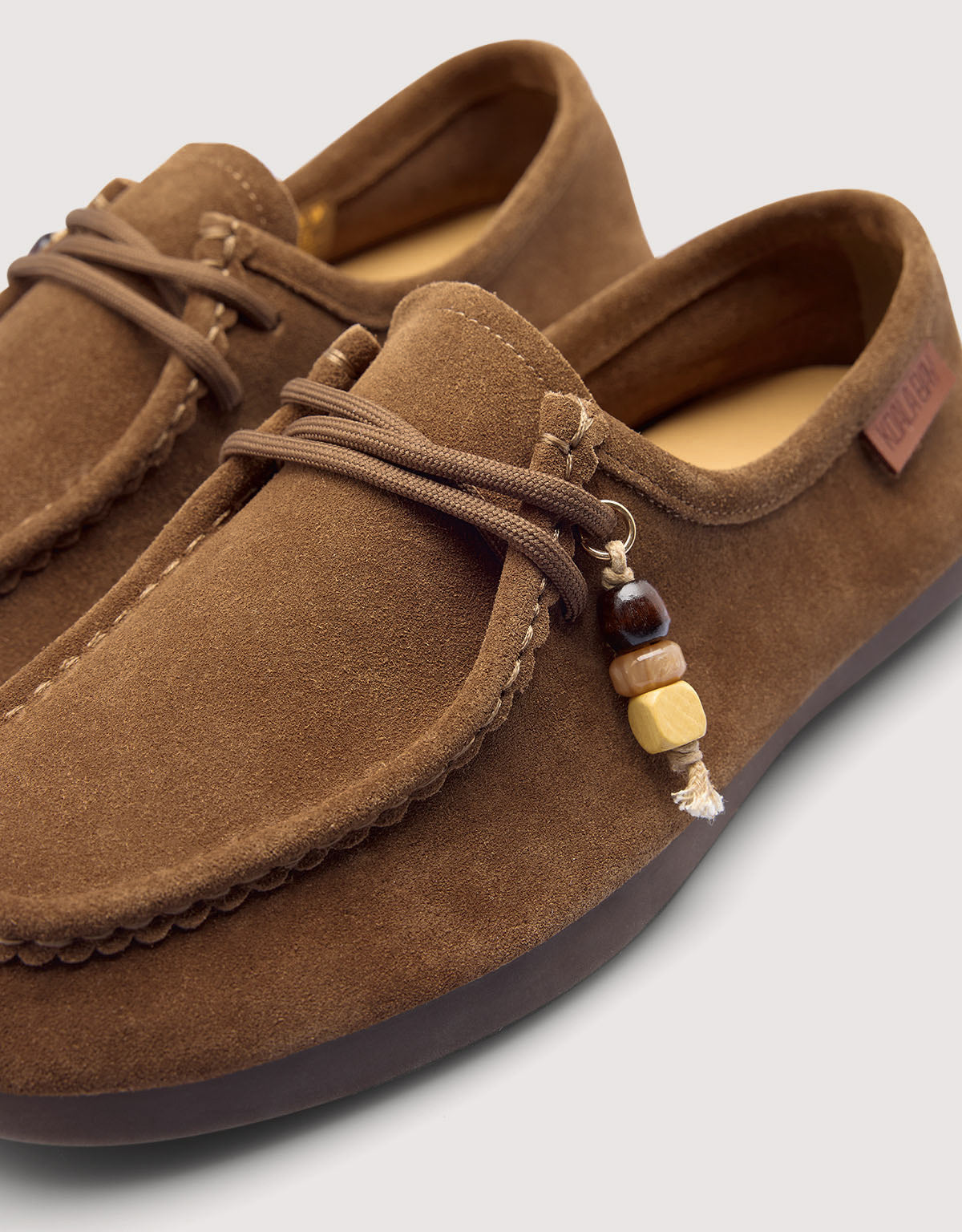 Cocoa Brown Suede Loafers - Matilda