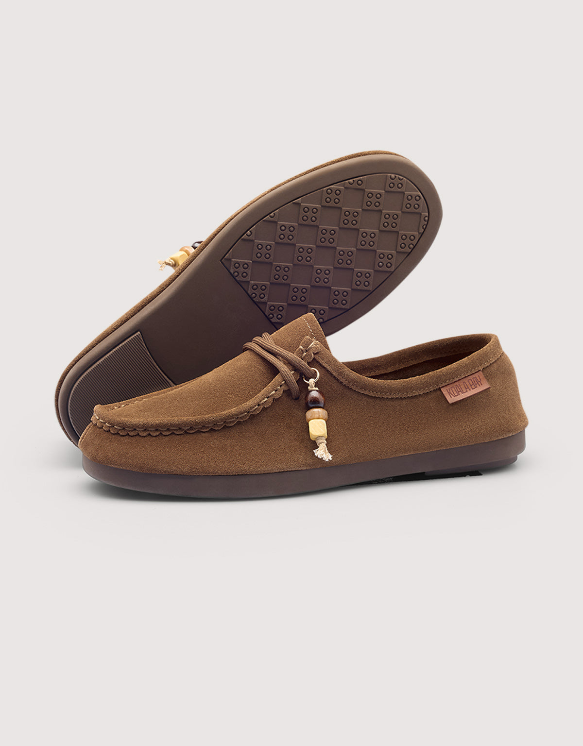 Cocoa Brown Suede Loafers - Matilda