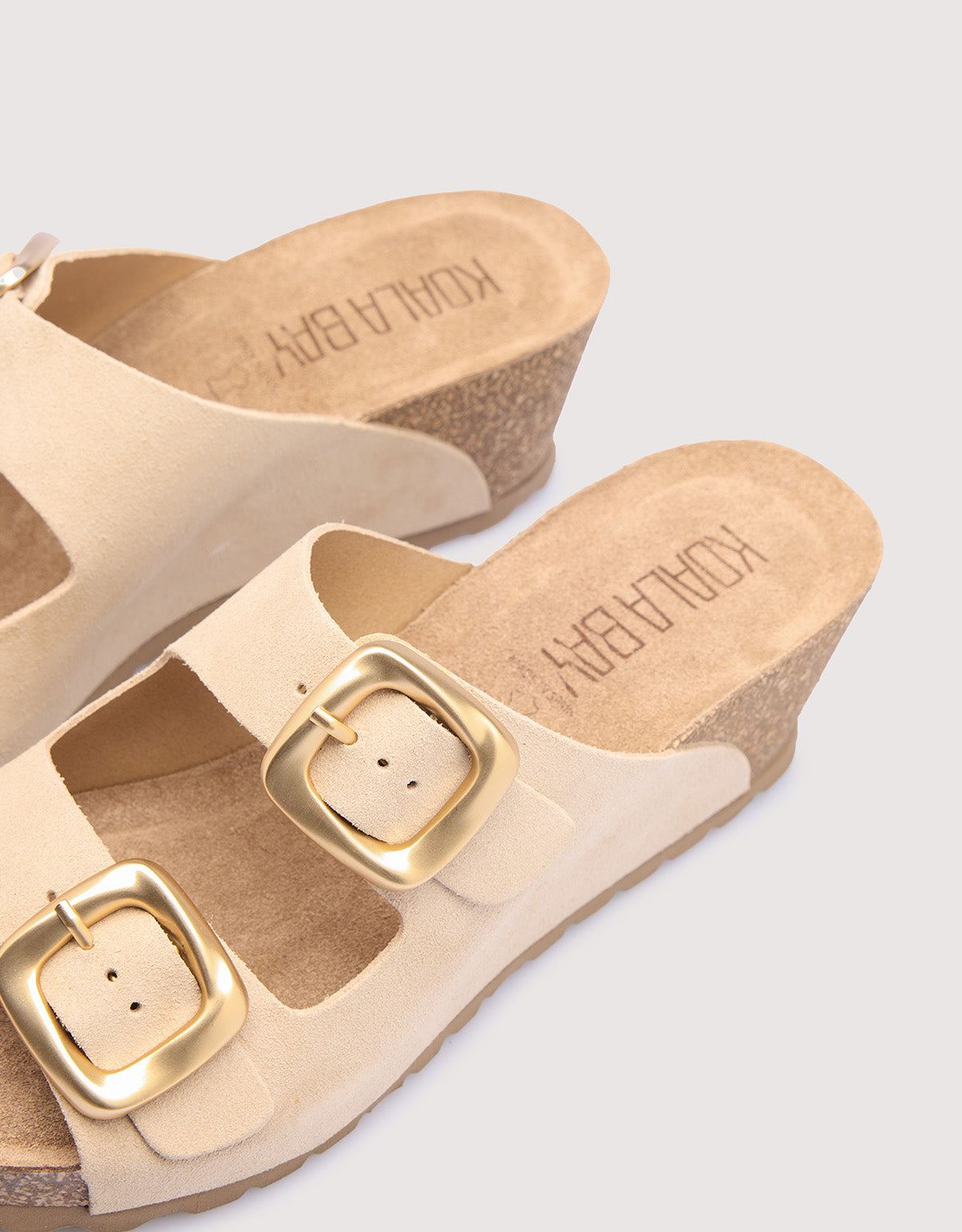 Beige Serraje Wedge - Nijar