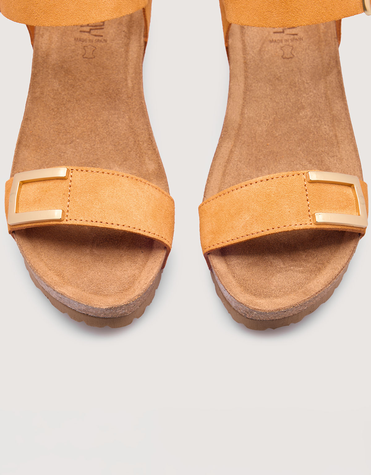 Orange Wedge Sandal – Iznajar