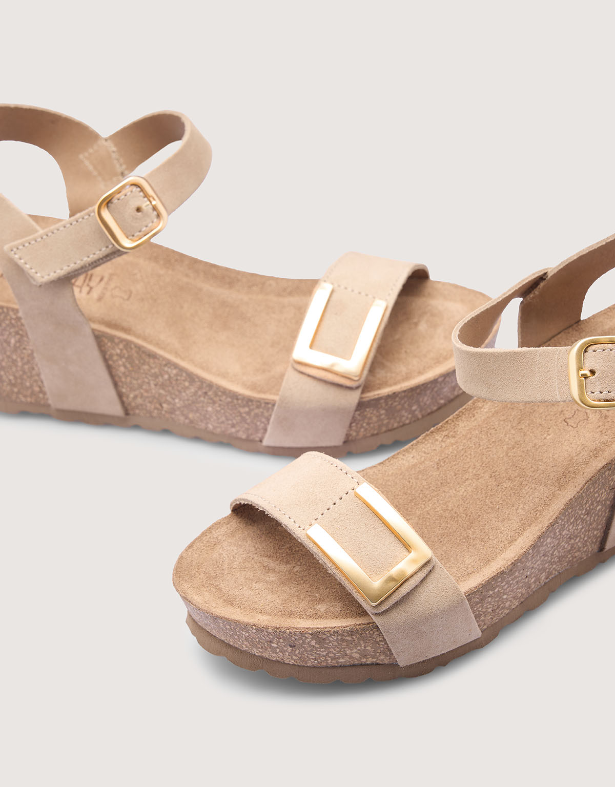 Beige Wedge Sandal – Iznajar
