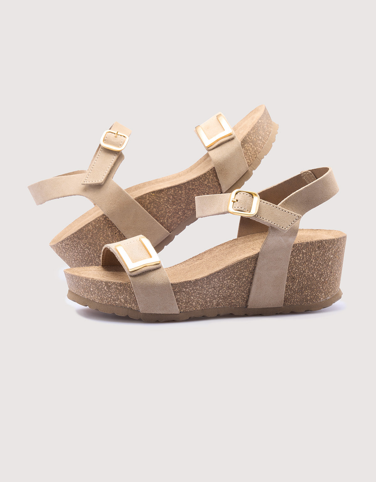 Beige Wedge Sandal – Iznajar