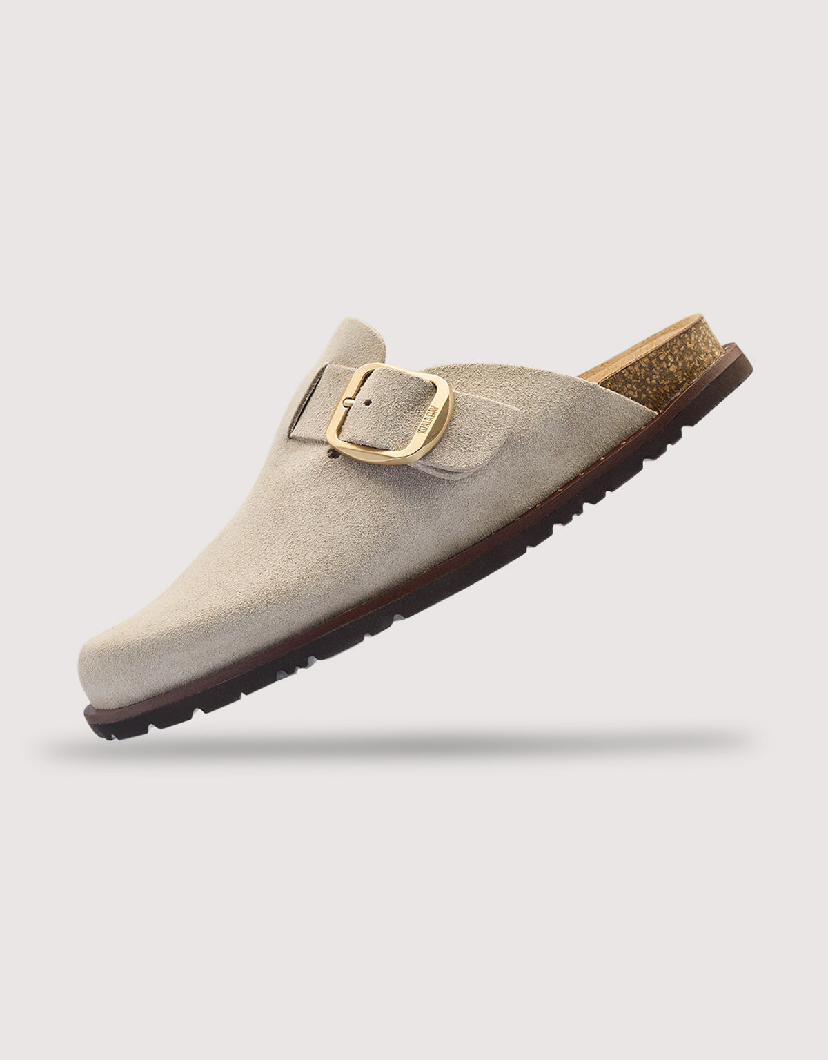 Beige Flat Clog - Sonora