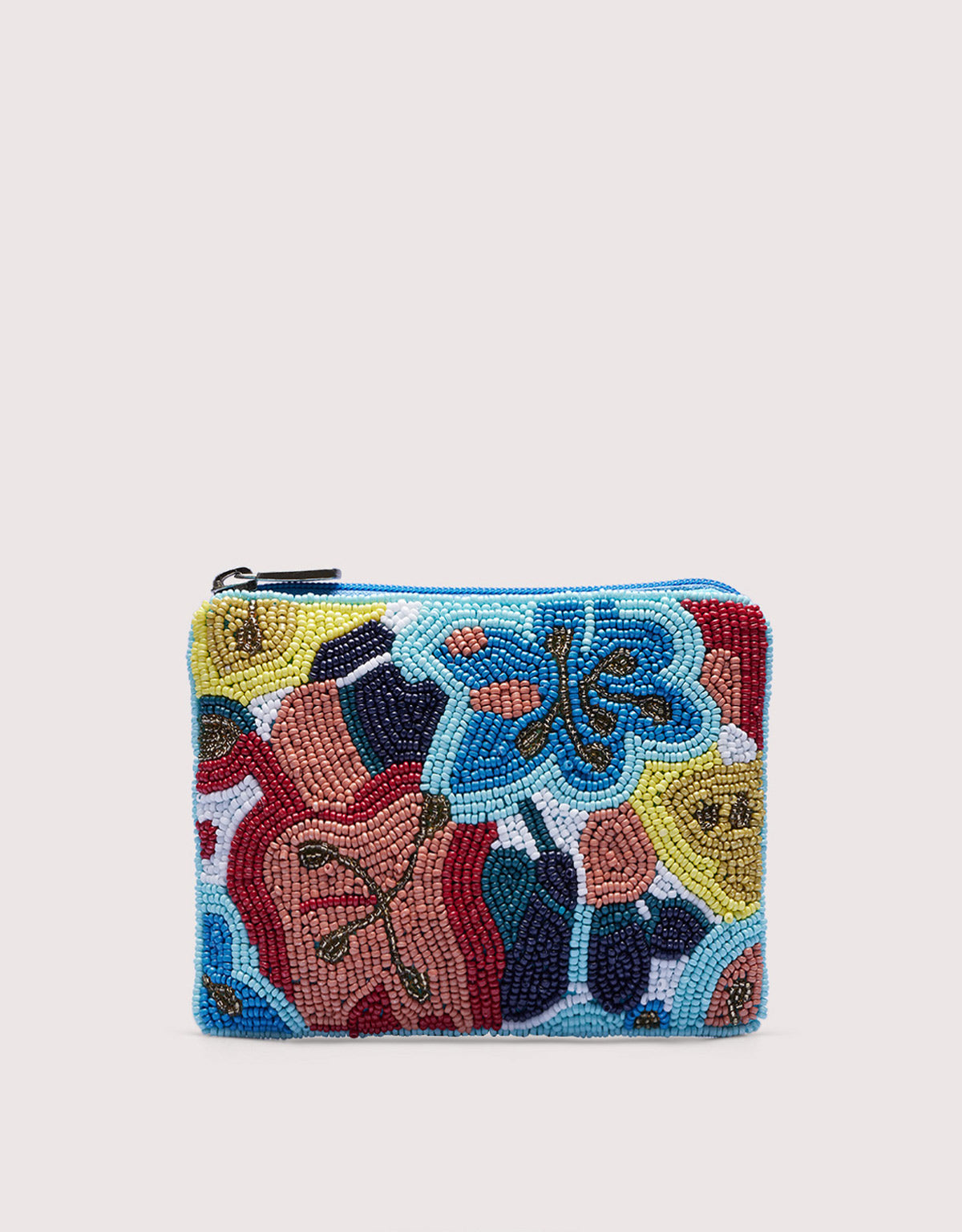Monedero Azul - Floral