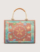 Blue and Salmon Handbag - Estrella Mar