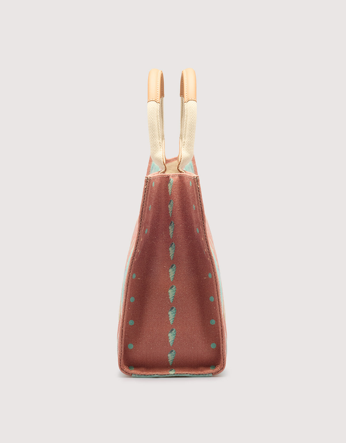 Blue and Salmon Handbag - Estrella Mar