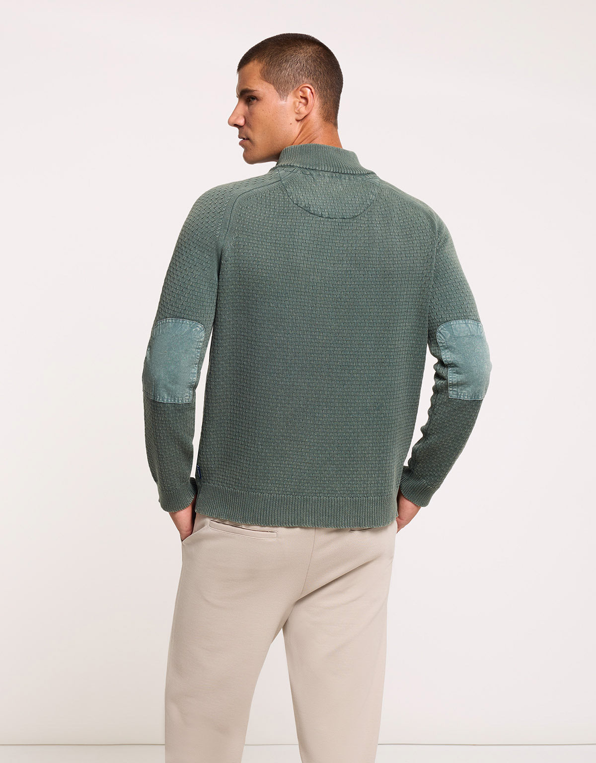 Jersey con Cremallera Verde - Dougie 3