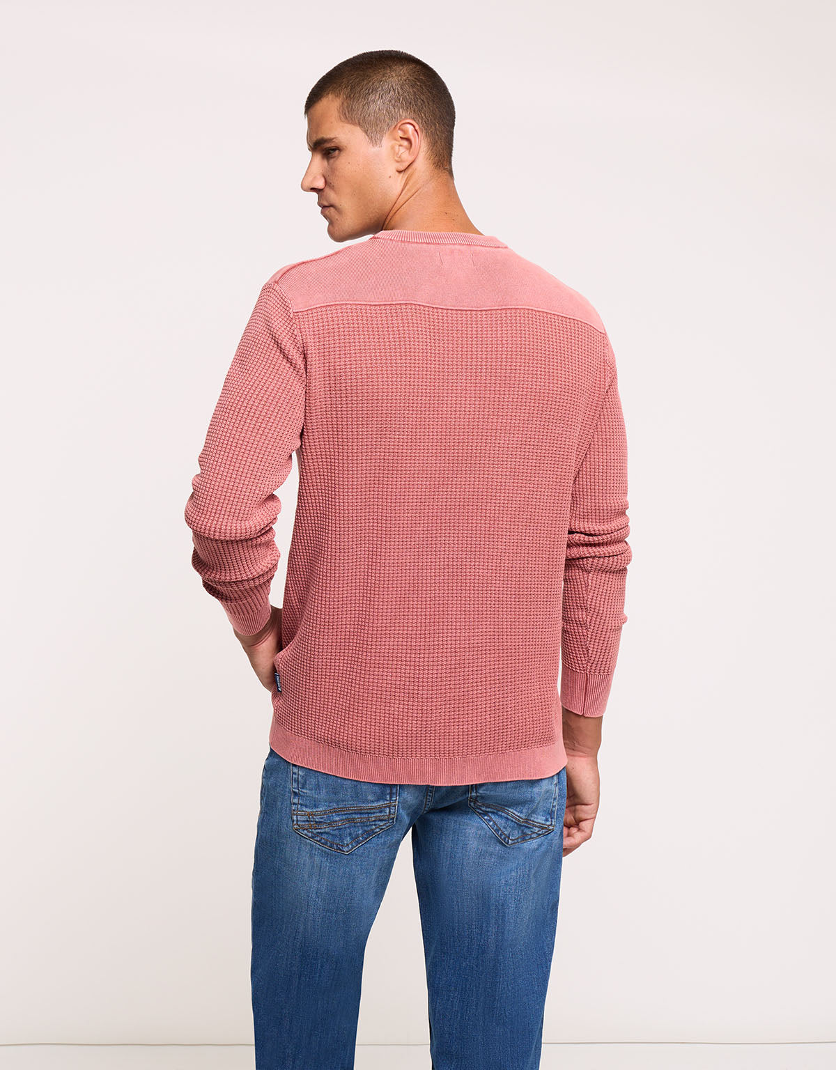 Terracotta Textured Sweater - Milt