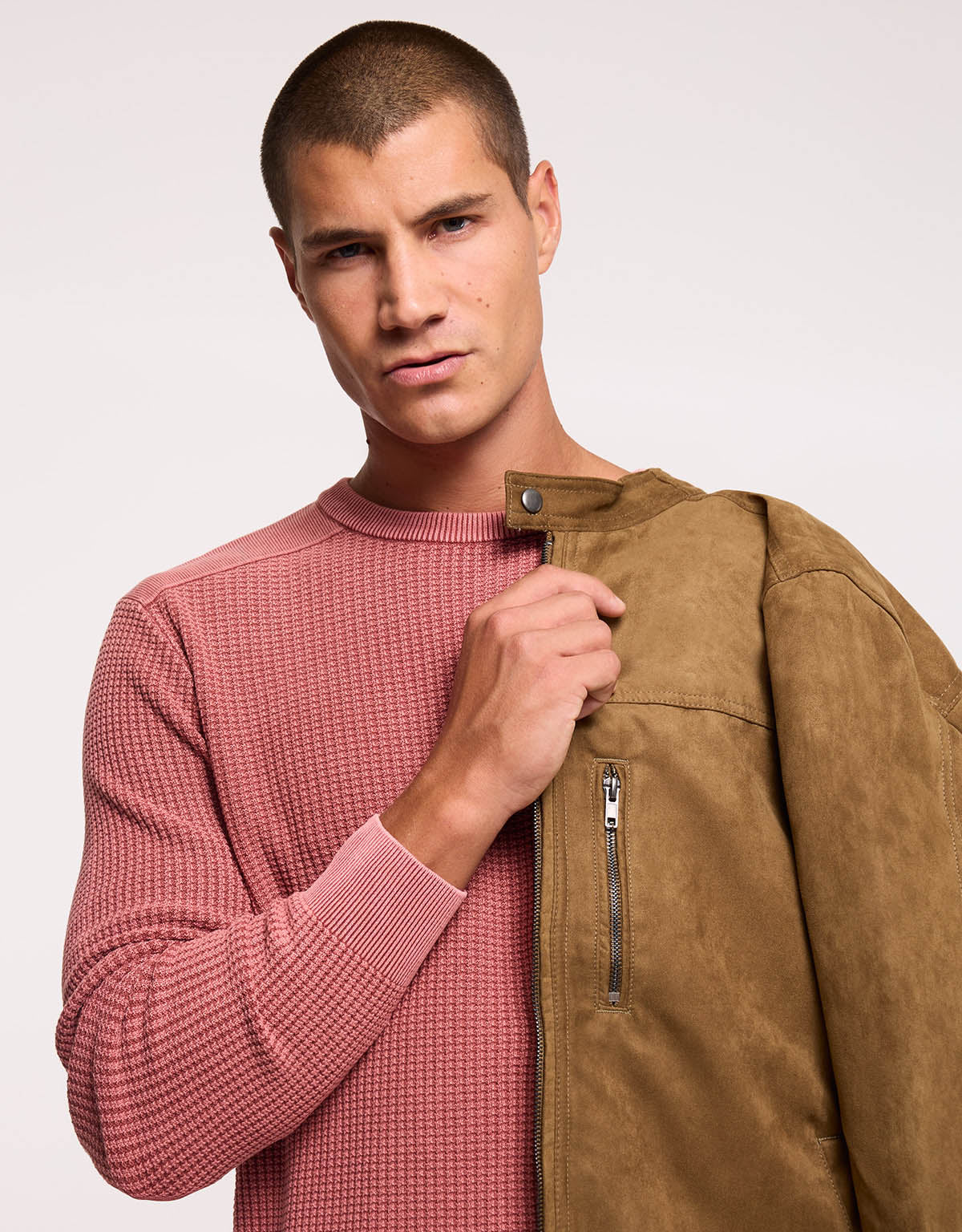 Terracotta Textured Sweater - Milt