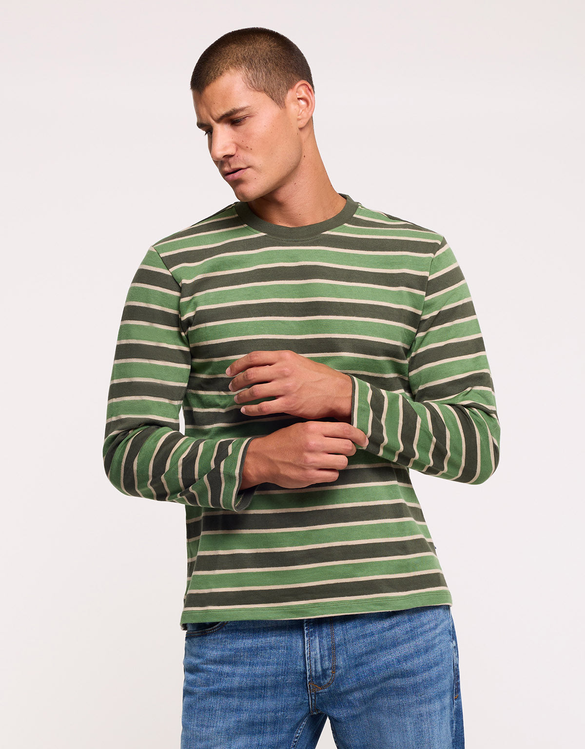 Green Long-Sleeve T-Shirt - Kalid