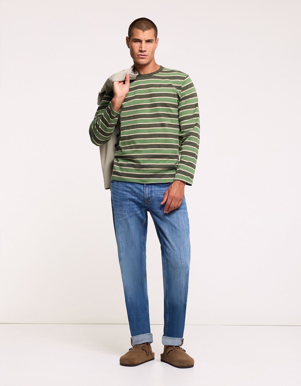 Green Long-Sleeve T-Shirt - Kalid