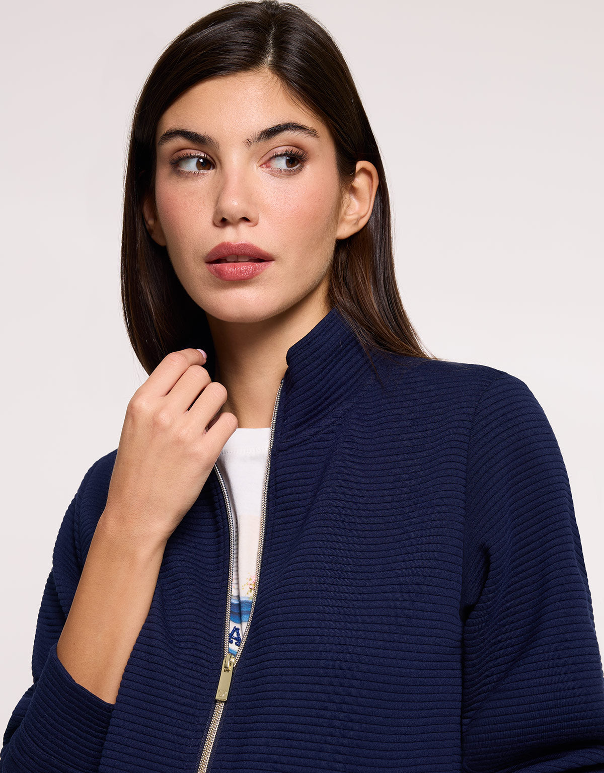 Chaqueta Azul Marino - Tigia 2 4