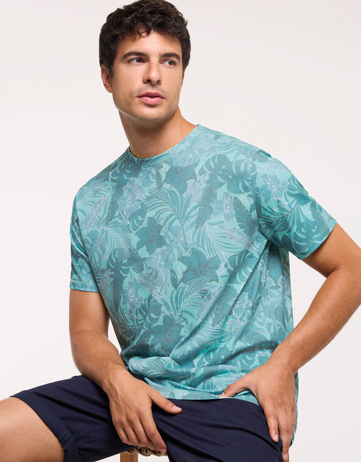 Camiseta Manga Corta Turquesa - Bayboyde 2
