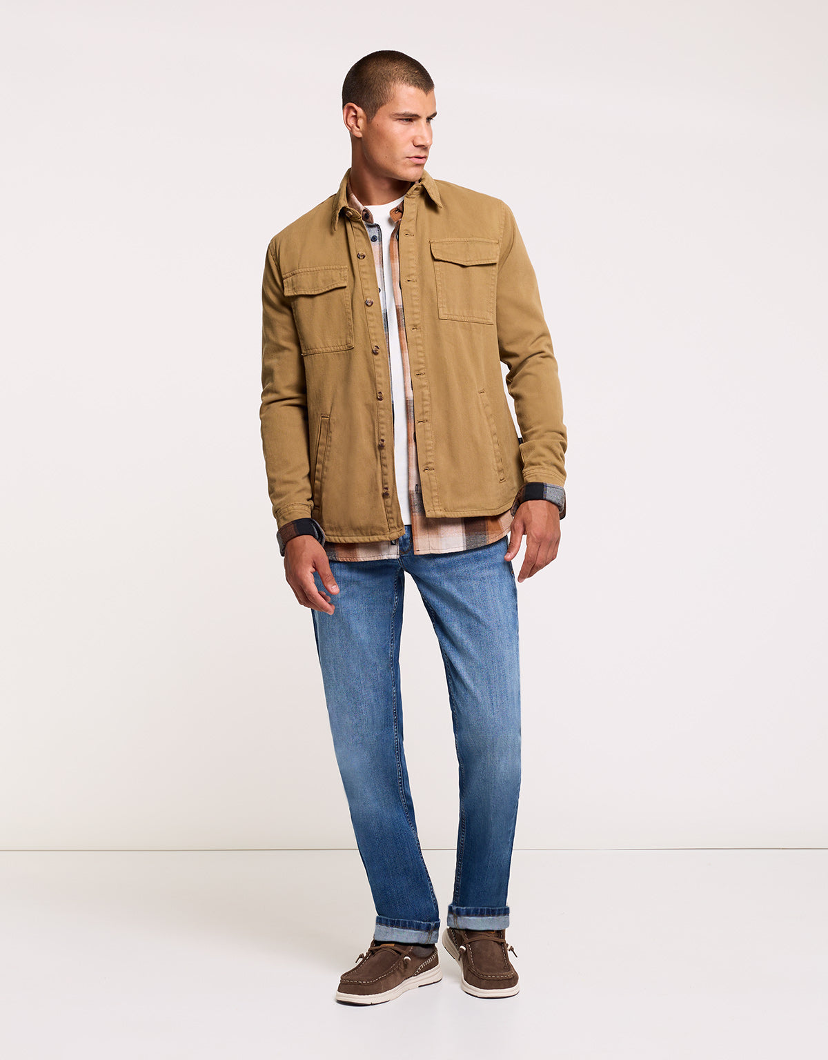 Sobrecamisa Marrón Ocre - Fito 4