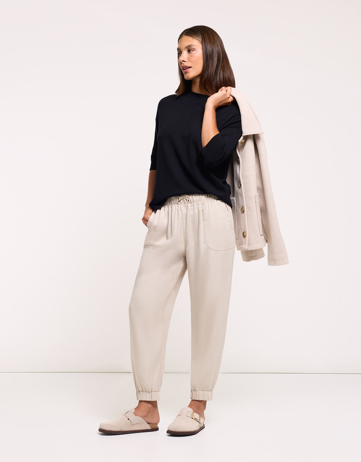 Short Sleeve Jumper Black - Gratera II