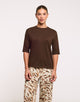 Short Sleeve Jumper Brown - Gratera II