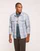Grey Checked Overshirt - Sereno