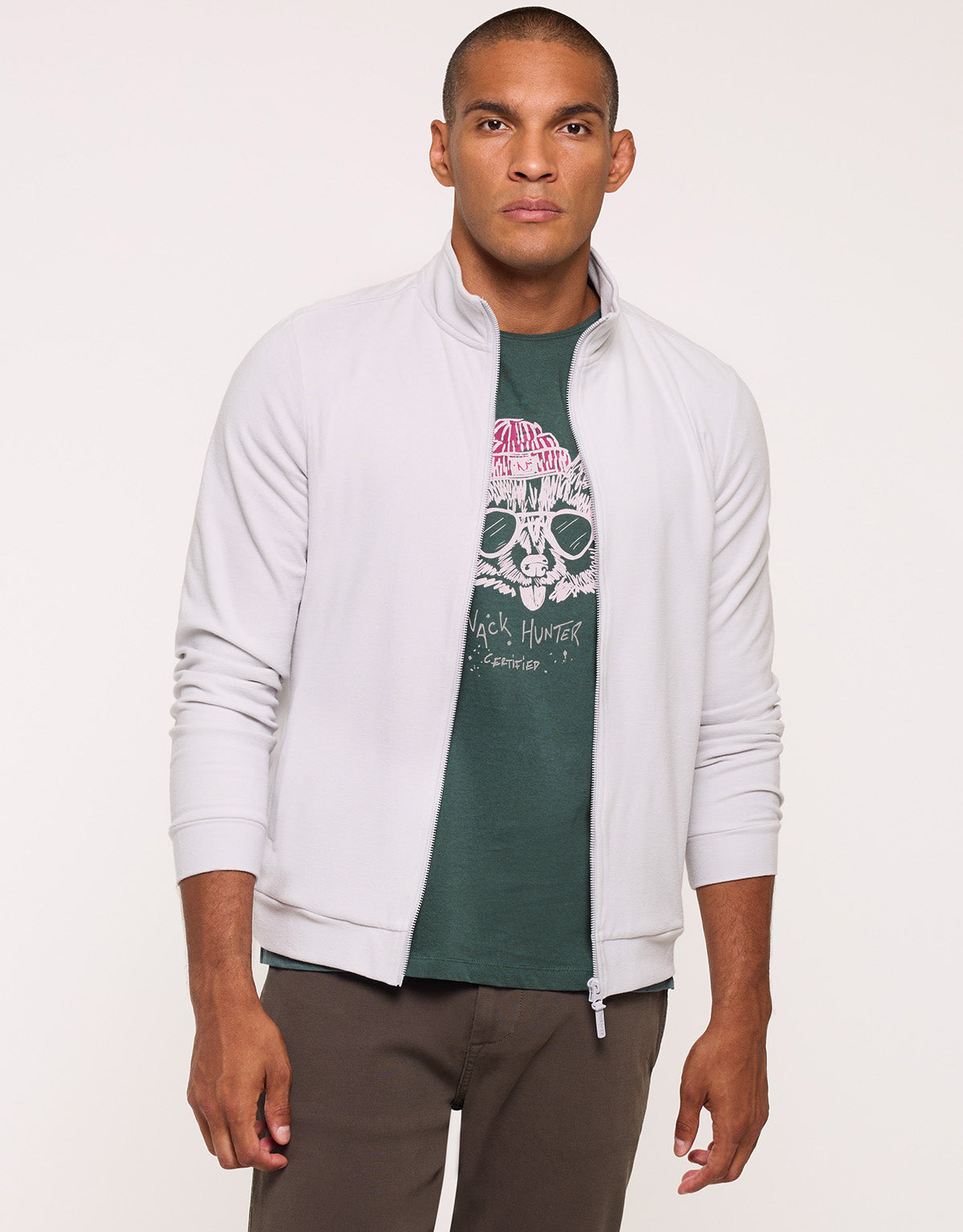 Sudadera con Cremallera Gris - Mosito 2