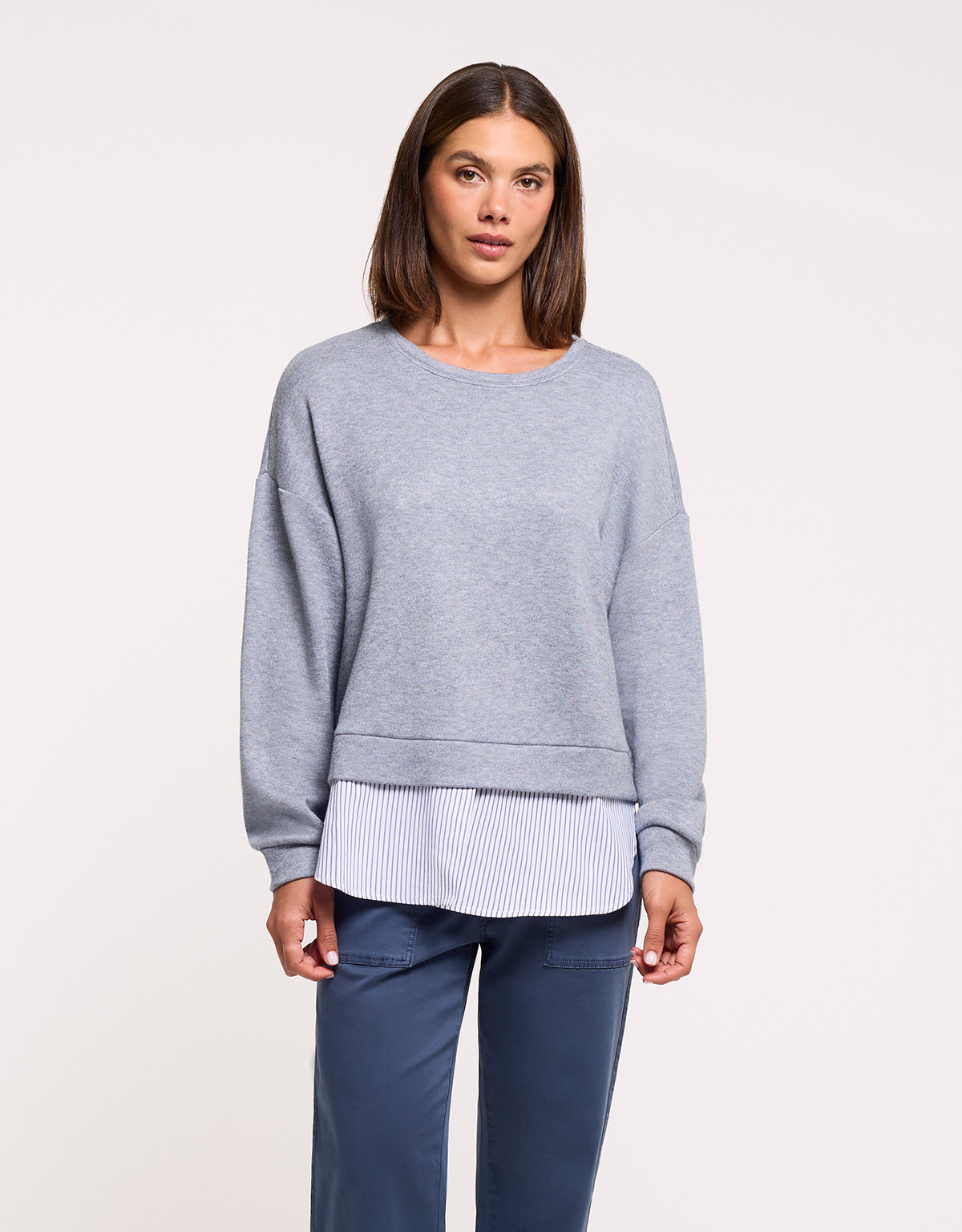 Sudadera Azul Jaspeada - Pisca