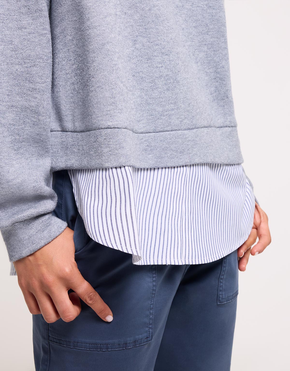 Sudadera Azul Jaspeada - Pisca 5