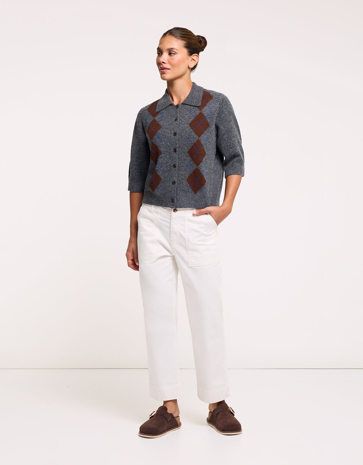 Short Sleeve Jumper Grey - Sullana