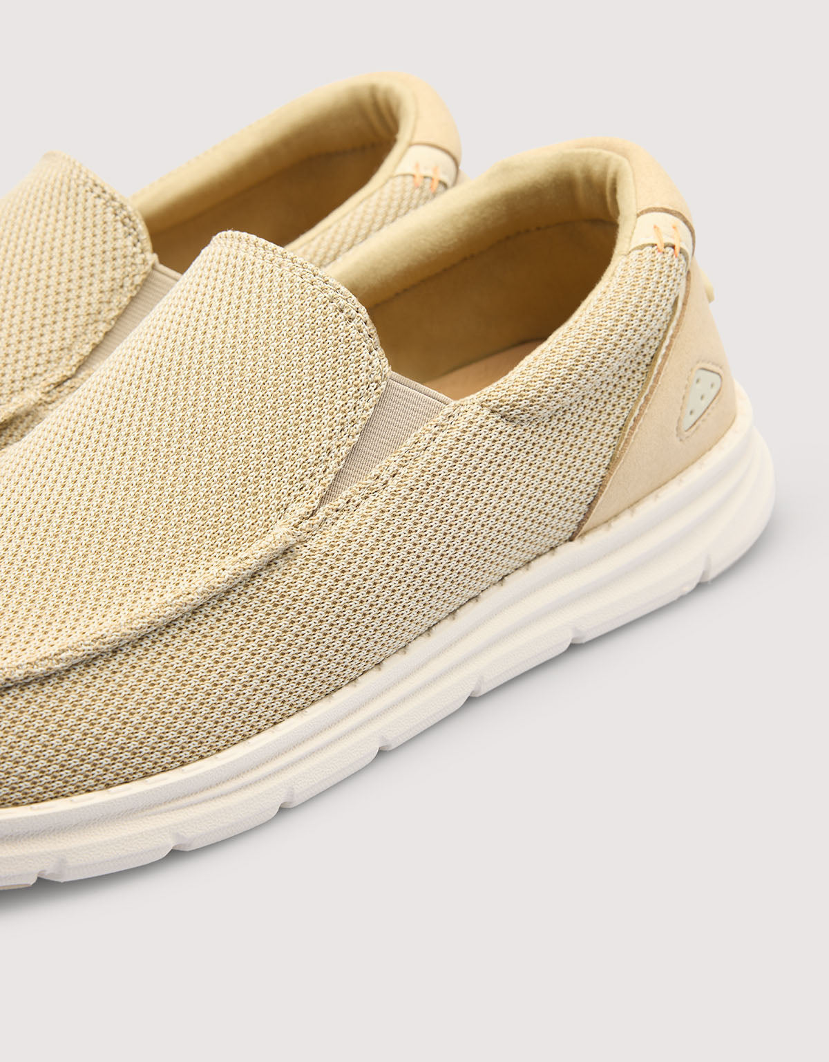 Beige Wallabee Casual Shoes - Walker