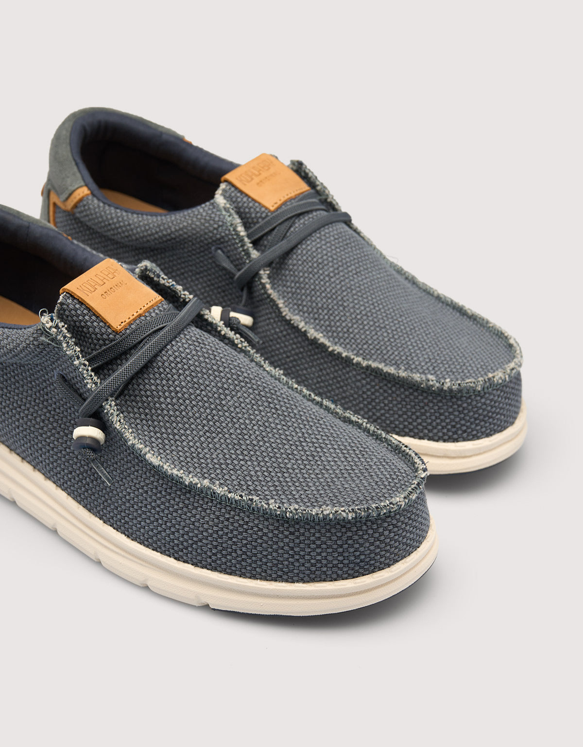 Navy Wallabee Casual Shoes - Koa