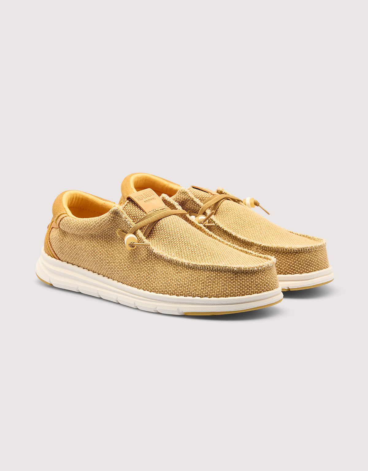 Ochre Yellow Wallabee Casual Shoes - Koa