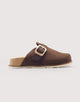 Brown Flat Clog - Tudela