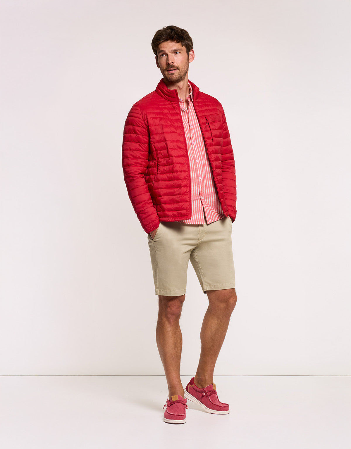 Red Padded Jacket - Kea