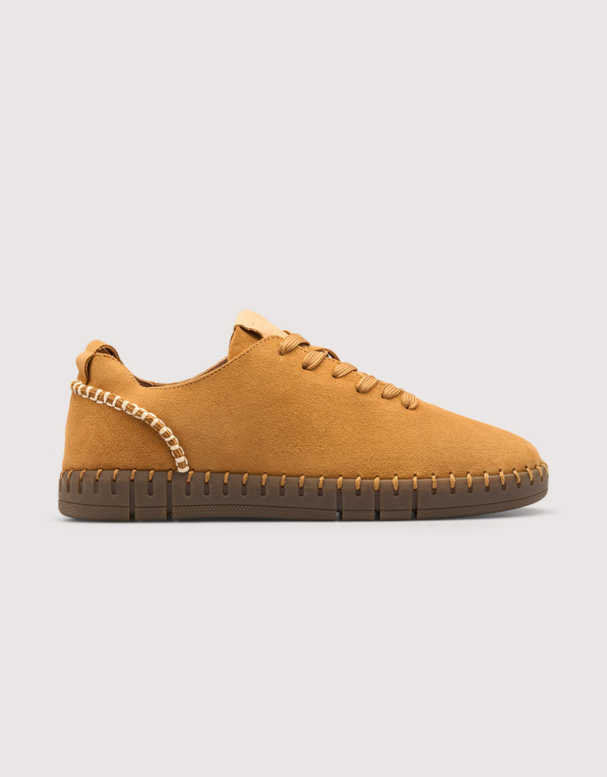 Camel Suede Trainers - Tania
