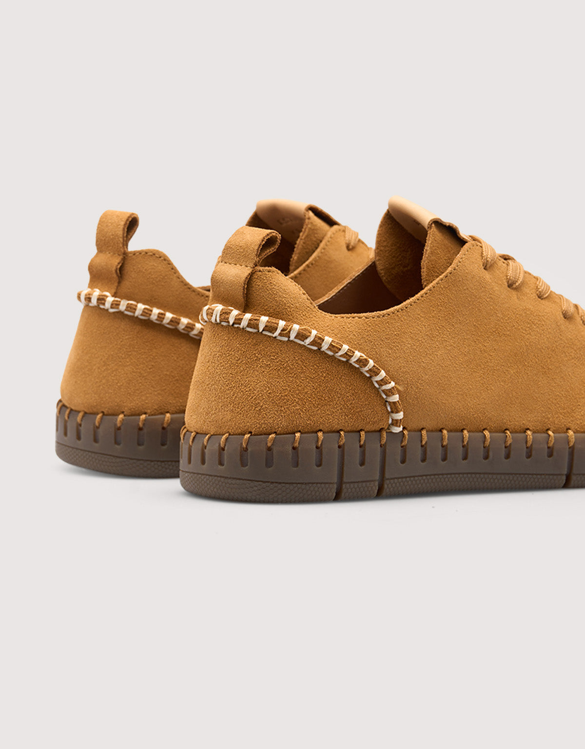 Camel Suede Trainers - Tania