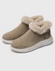 ACTIVATE Beige Suede Ankle Boots - Allesia