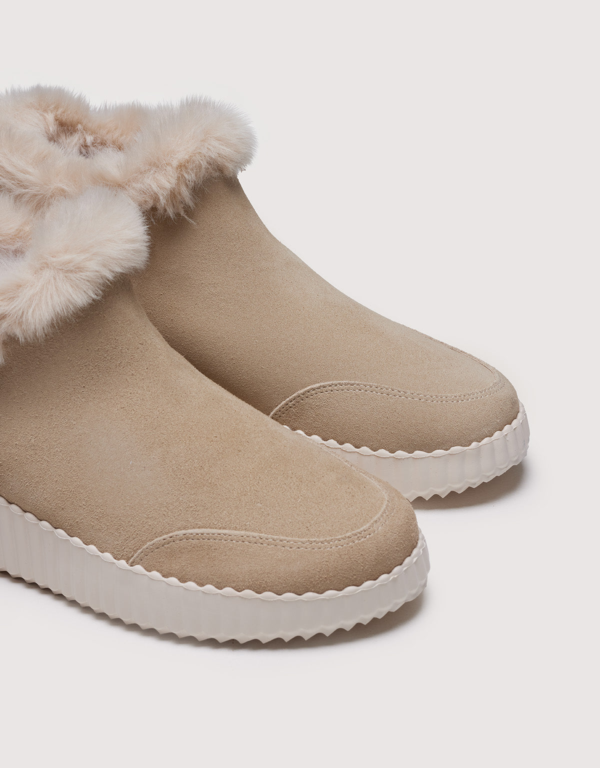 Botín Piel Beige - Allesia 3