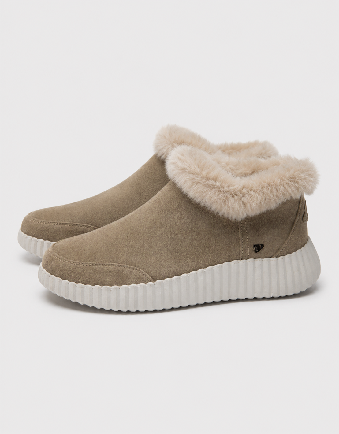 ACTIVATE Beige Suede Ankle Boots - Allesia