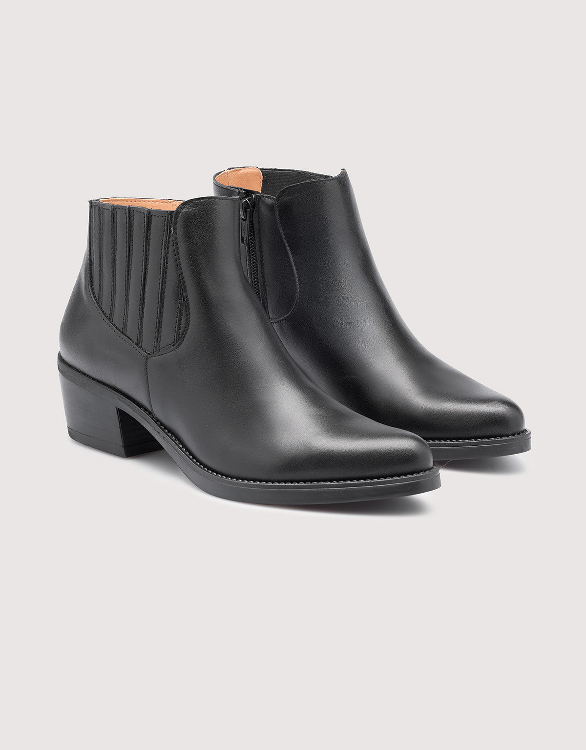 Botín Piel Negro - Tex 2