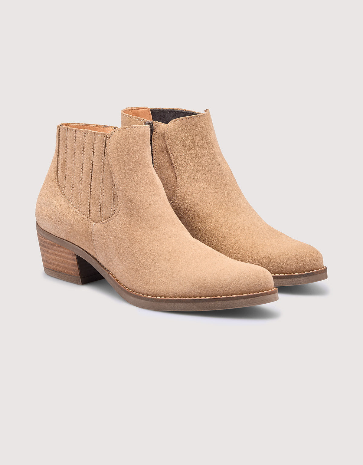 Botín Serraje Beige - Tex 2