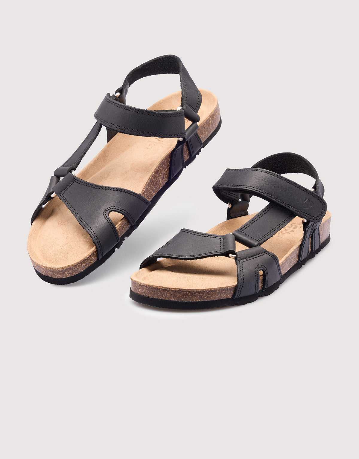 Black Bio Leather Sandal – Atacama