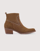 Brown Suede Ankle Boots - Dallas