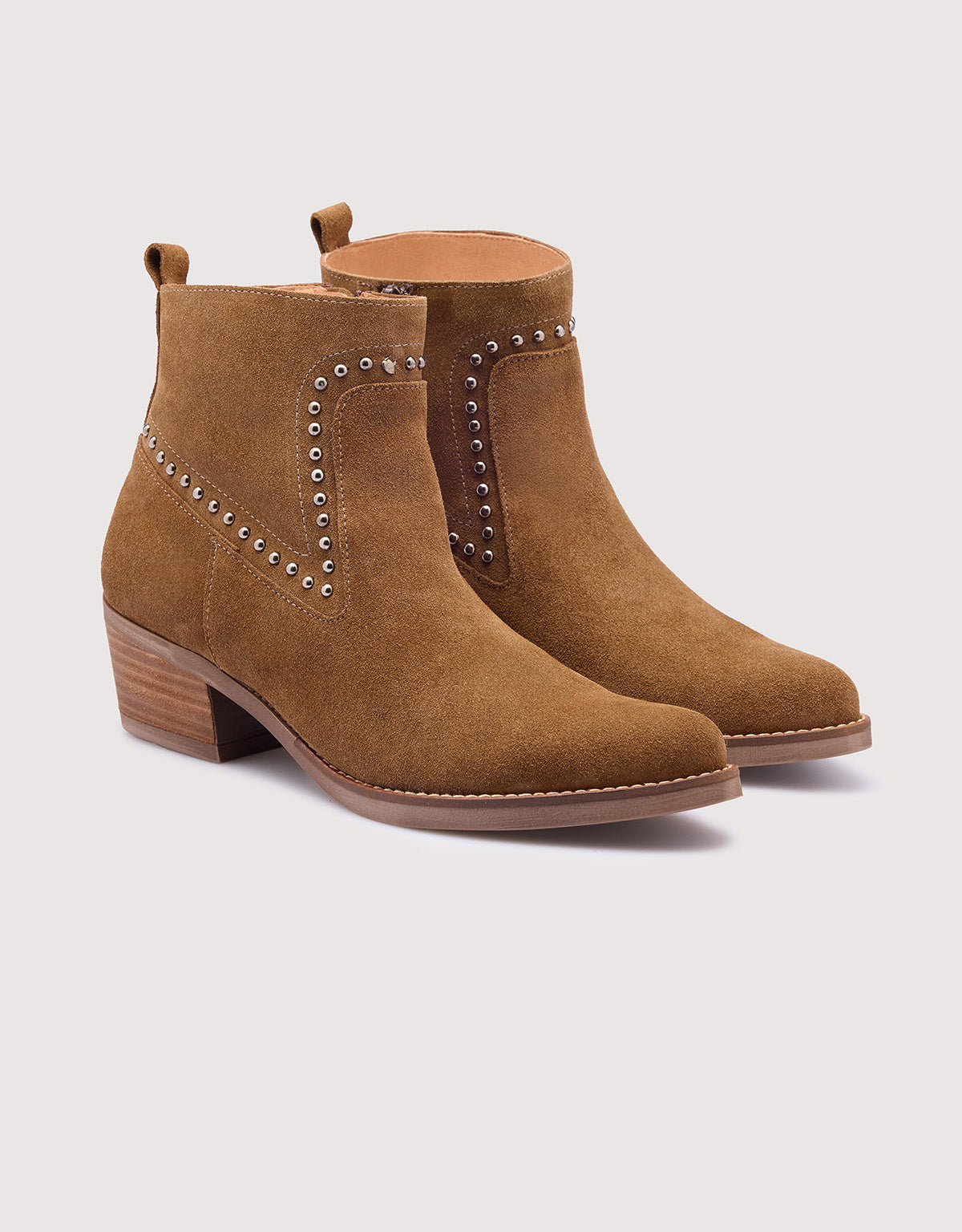 Brown Suede Ankle Boots - Dallas