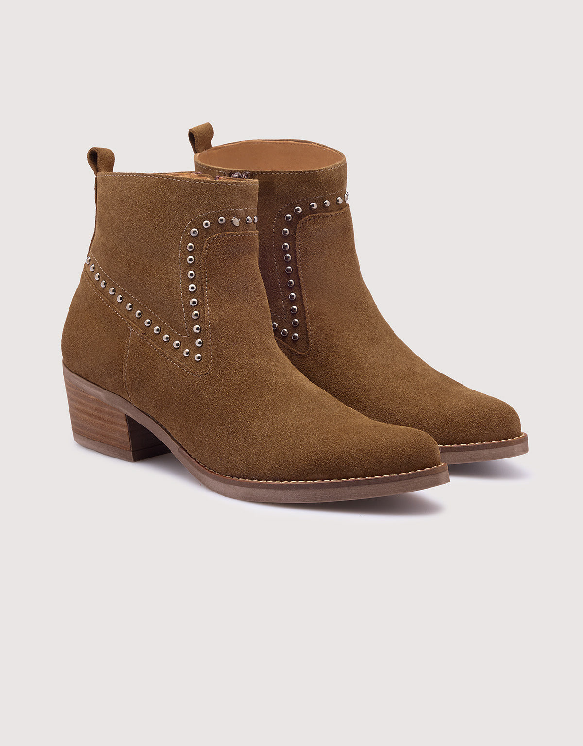Brown Suede Ankle Boots - Dallas