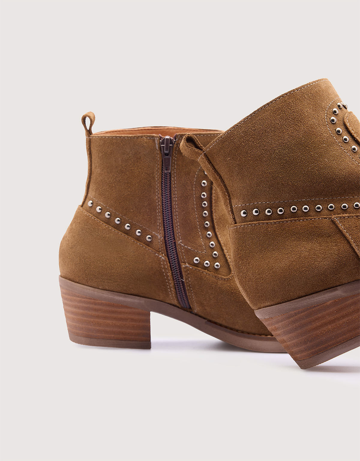 Brown Suede Ankle Boots - Dallas